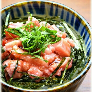 甘辛たれが美味しい☆マグロ丼